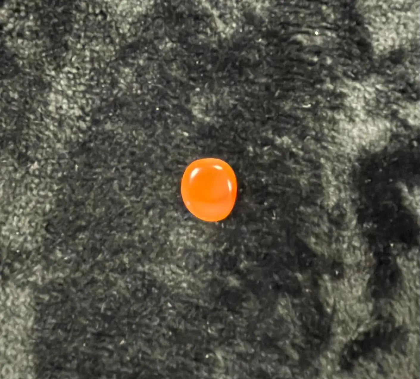 AAA+ Certified Natural Ethiopian 1 Piece Oval Shaped Orange Opal Gemstone, Weight: 3.7 ct, Size 14x12 ABC Jewelries